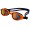 Zone3 Attack Goggles Swimming Polarized Lens Navy/Neon Orange